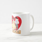Antikes Valentine Kaffeetasse (VorderseiteRechts)