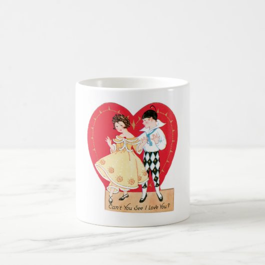 Antikes Valentine Kaffeetasse (Mittel)