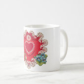 Antikes Valentine Kaffeetasse (VorderseiteRechts)