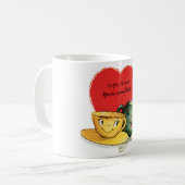 Antikes Valentine Kaffeetasse (Vorderseite Links)
