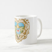 Antikes Valentine Kaffeetasse (VorderseiteRechts)