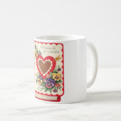 Antikes Valentine Kaffeetasse (VorderseiteRechts)