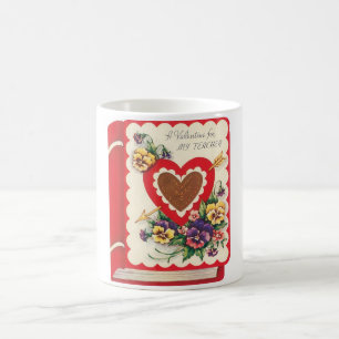 Antikes Valentine Kaffeetasse