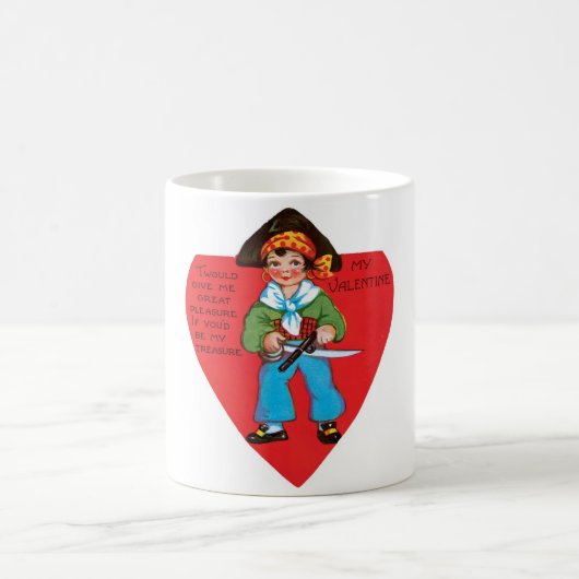 Antikes Valentine Kaffeetasse (Mittel)