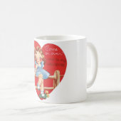 Antikes Valentine Kaffeetasse (VorderseiteRechts)
