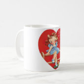 Antikes Valentine Kaffeetasse (Vorderseite Links)