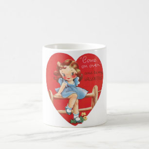 Antikes Valentine Kaffeetasse