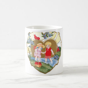 Antikes Valentine Kaffeetasse