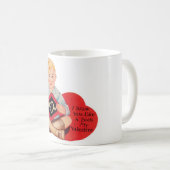 Antikes Valentine Kaffeetasse (VorderseiteRechts)