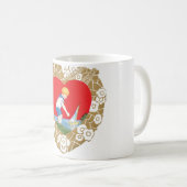 Antikes Valentine Kaffeetasse (VorderseiteRechts)