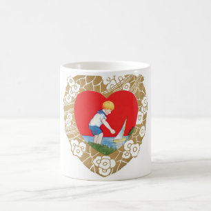 Antikes Valentine Kaffeetasse