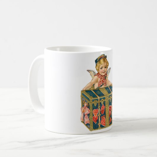 Antikes Valentine Kaffeetasse (Vorderseite Links)