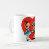 Antikes Valentine Kaffeetasse (Vorderseite Links)