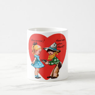 Antikes Valentine Kaffeetasse