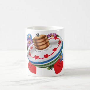 Antikes Valentine Kaffeetasse