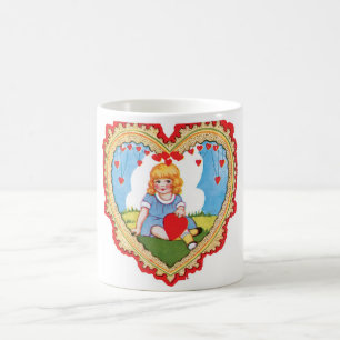 Antikes Valentine Kaffeetasse