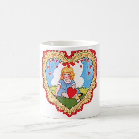 Antikes Valentine Kaffeetasse (Mittel)