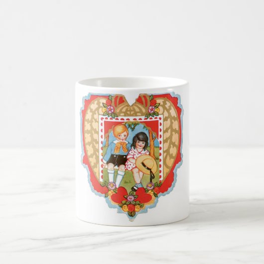 Antikes Valentine Kaffeetasse (Mittel)