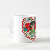 Antikes Valentine Kaffeetasse (Vorderseite Links)