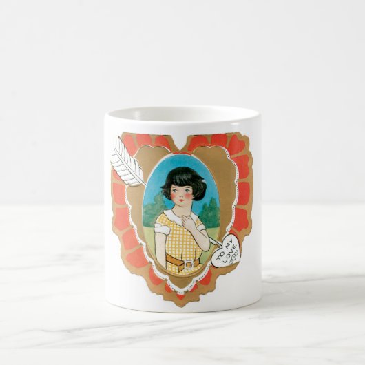 Antikes Valentine Kaffeetasse (Mittel)
