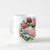 Antikes Valentine Kaffeetasse (Vorderseite Links)