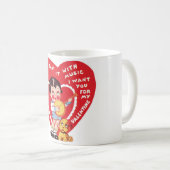 Antikes Valentine Kaffeetasse (VorderseiteRechts)