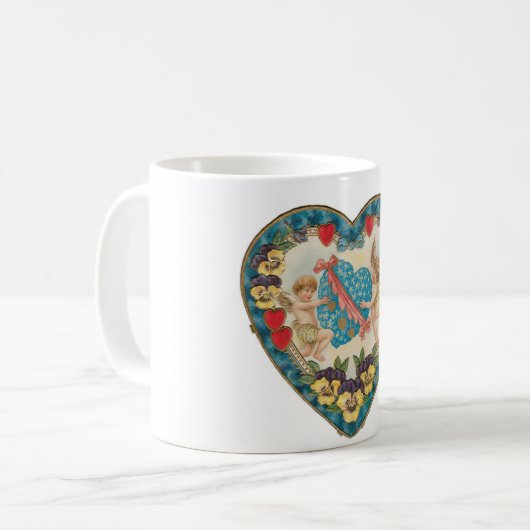 Antikes Valentine Kaffeetasse (Vorderseite Links)