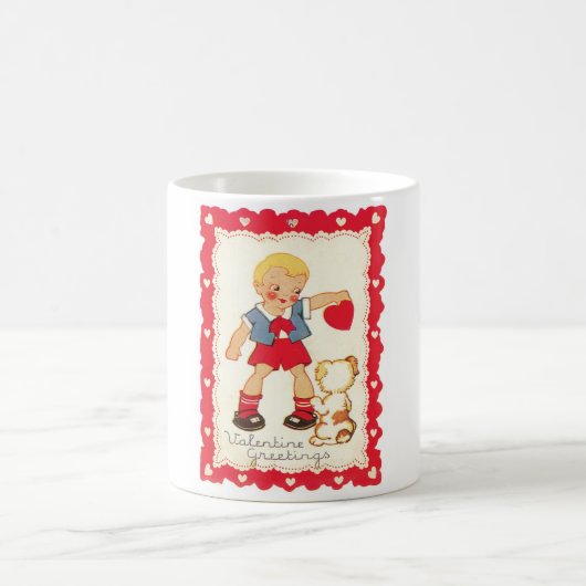 Antikes Valentine Kaffeetasse (Mittel)