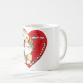 Antikes Valentine Kaffeetasse (VorderseiteRechts)