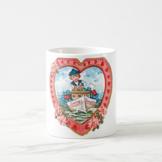 Antikes Valentine Kaffeetasse (Mittel)