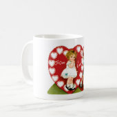 Antikes Valentine Kaffeetasse (Vorderseite Links)