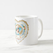 Antikes Valentine Kaffeetasse (VorderseiteRechts)