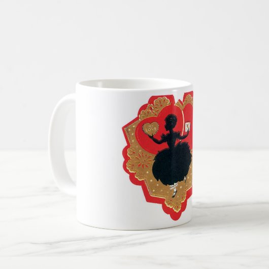 Antikes Valentine Kaffeetasse (Vorderseite Links)