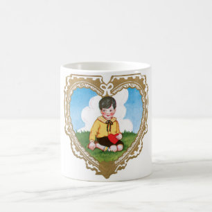 Antikes Valentine Kaffeetasse