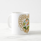 Antikes Valentine Kaffeetasse (Vorderseite Links)