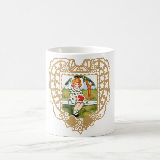 Antikes Valentine Kaffeetasse (Mittel)