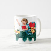 Antikes Valentine Kaffeetasse (VorderseiteRechts)