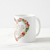 Antikes Valentine Kaffeetasse (VorderseiteRechts)