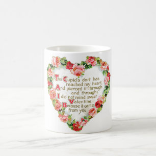 Antikes Valentine Kaffeetasse