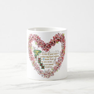 Antikes Valentine Kaffeetasse