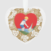 Antikes Valentine Ornament (Vorderseite)
