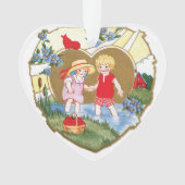 Antikes Valentine Ornament (Vorderseite)