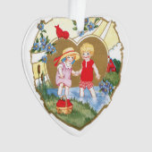 Antikes Valentine Ornament (Vorderseite)