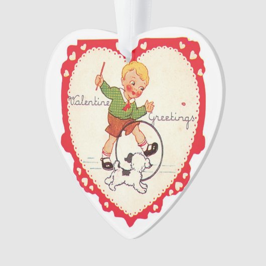 Antikes Valentine Ornament (Vorderseite)