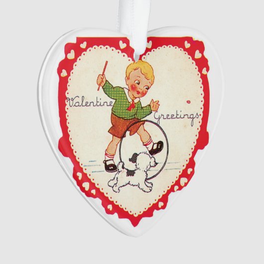Antikes Valentine Ornament (Vorderseite)