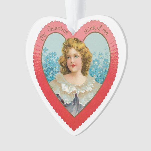 Antikes Valentine Ornament (Vorderseite)