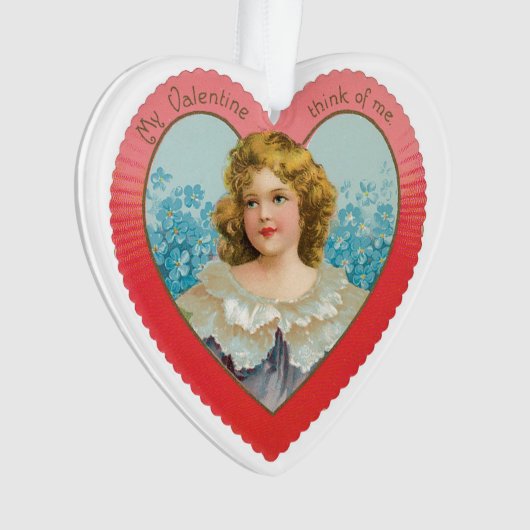Antikes Valentine Ornament (Vorderseite)