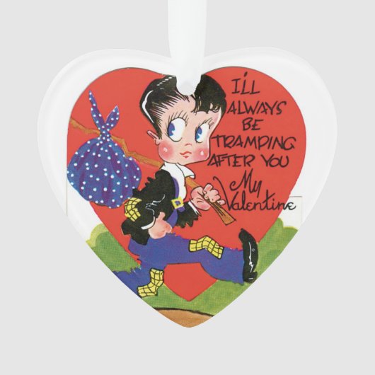 Antikes Valentine Ornament (Vorderseite)