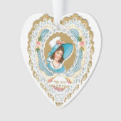 Antikes Valentine Ornament (Vorderseite)