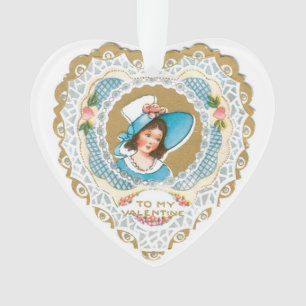Antikes Valentine Ornament